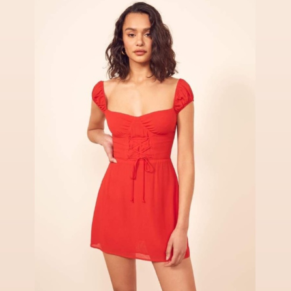 REFORMATION RED DRESS